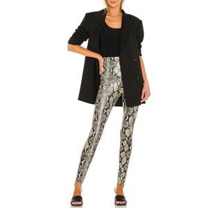 COMMANDO | Faux Leather Animal High Rise Legging - NWT